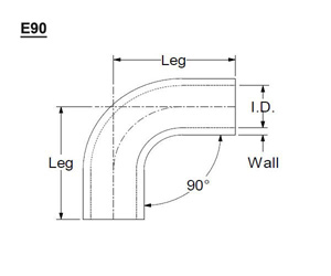 90 degree elbow silicone hoses-d