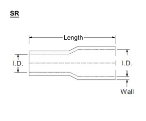 straight reducer silicone hose-d