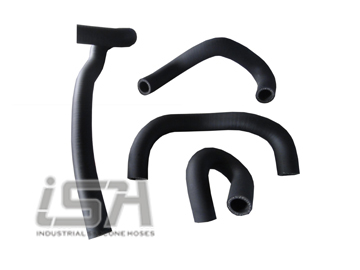 matte black silicone hose "rubber look"silicone hose